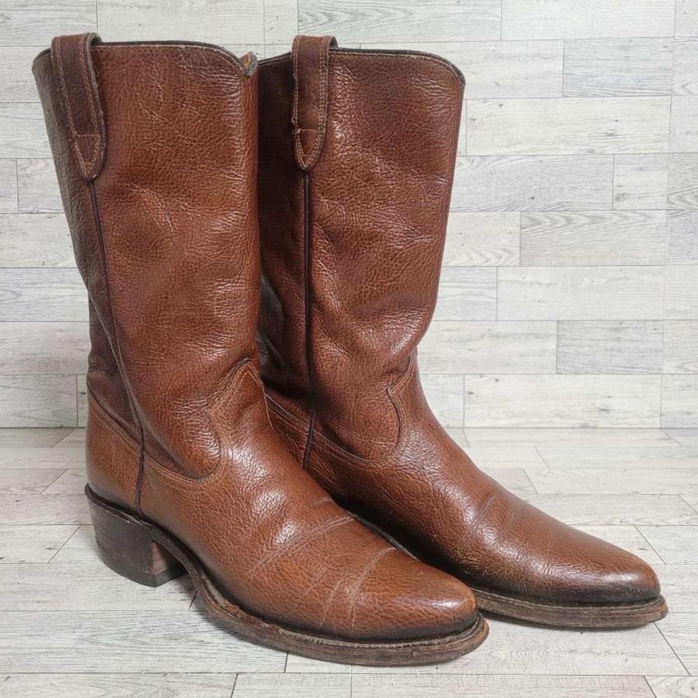 Brown Heeled Boots